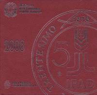 (2008, 9 монет) Набор монет Италия 2008 год "Международный фонд сельскохозразвития"   Буклет